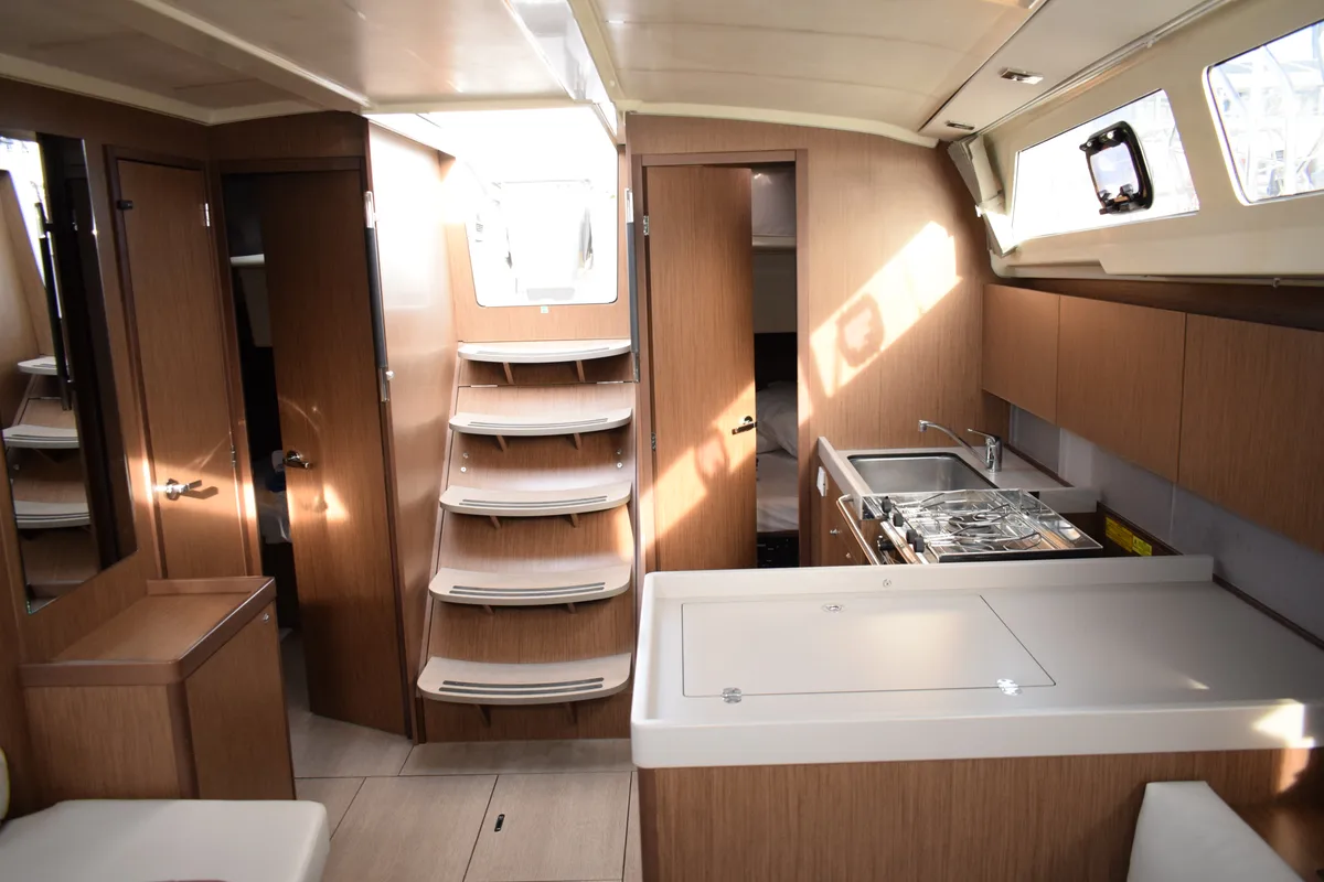 Galley of Maera, a Beneteau Oceanis 41.1 sailboat at Volos Municipality, Greece
