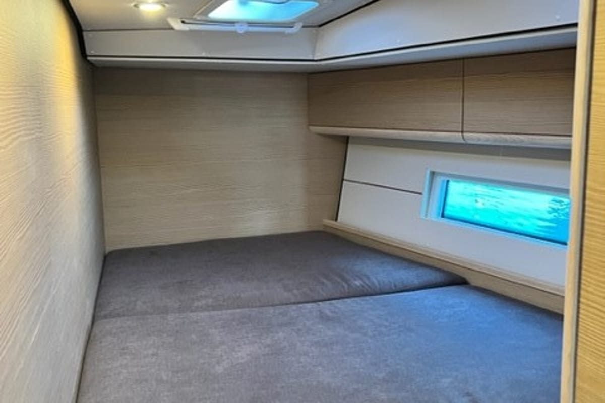 Cabin on Sofia Blu, a D&D Kufner 54 Exclusive sailboat at Salerno, Italy