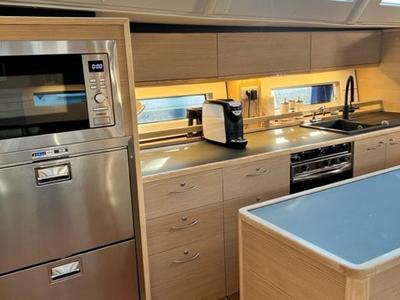 Galley of Sofia Blu, a D&D Kufner 54 Exclusive sailboat at Salerno, Italy
