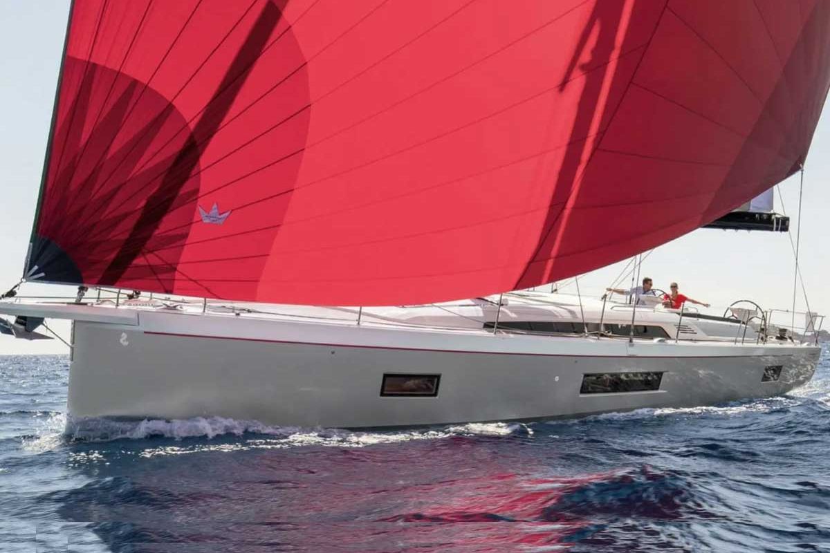 Exterior view of Adriatic Sense 1, a Beneteau Oceanis 51.1 sailboat at Primošten, Croatia