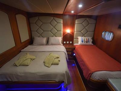 Cabin on Prenses Esila, a Gulet Gulet gulet at Marmaris, Turkey
