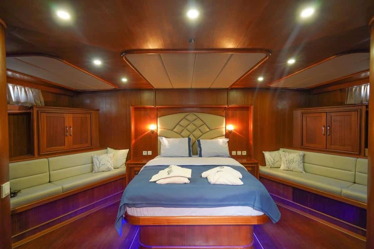 Cabin on Prenses Esila, a Gulet Gulet gulet at Marmaris, Turkey
