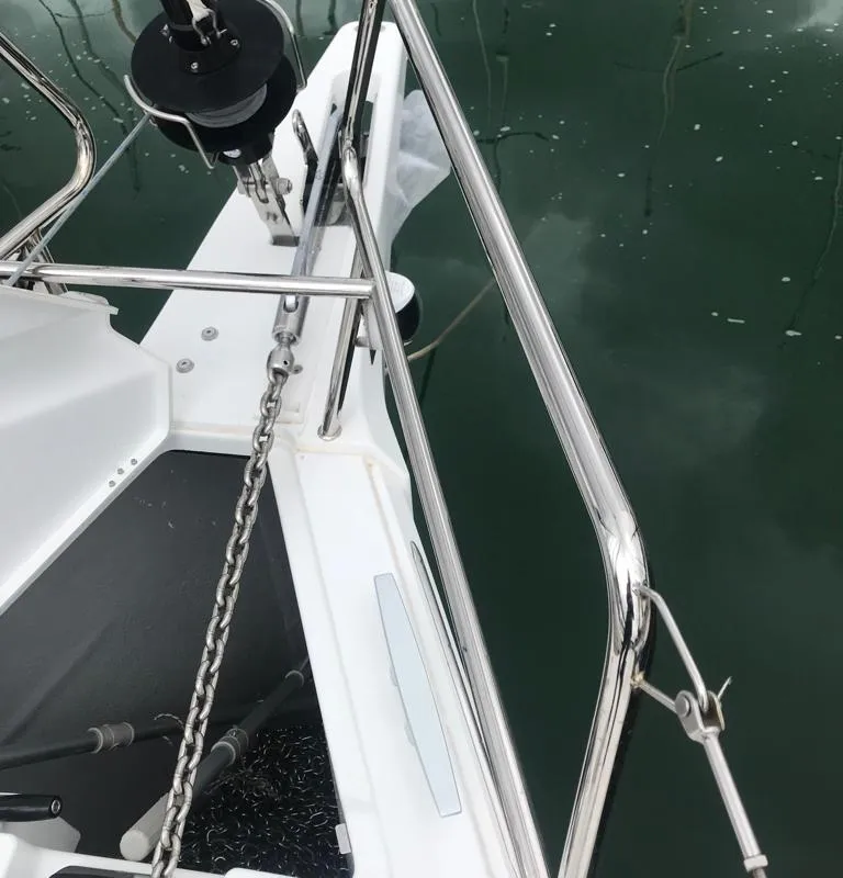 Alboran Limoncello, a Jeanneau Sun Odyssey 419 sailboat at Elephant Butte Estates, United States