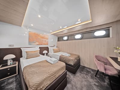 Cabin on Dalmatino, a Gulet Luxury Sailing Yacht sailboat at Split, Croatia