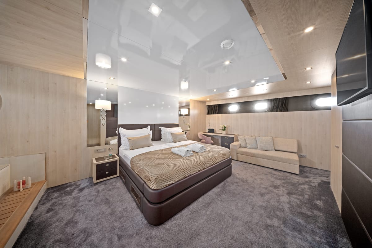 Cabin on Dalmatino, a Gulet Luxury Sailing Yacht sailboat at Split, Croatia
