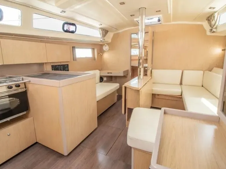Galley of Kos , a Beneteau Oceanis 41.1 sailboat at Municipal Unit of Lefkada, Greece