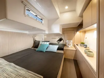 Cabin on Sea Queen, a Bavaria C50 Style sailboat at Grad Pula, Croatia