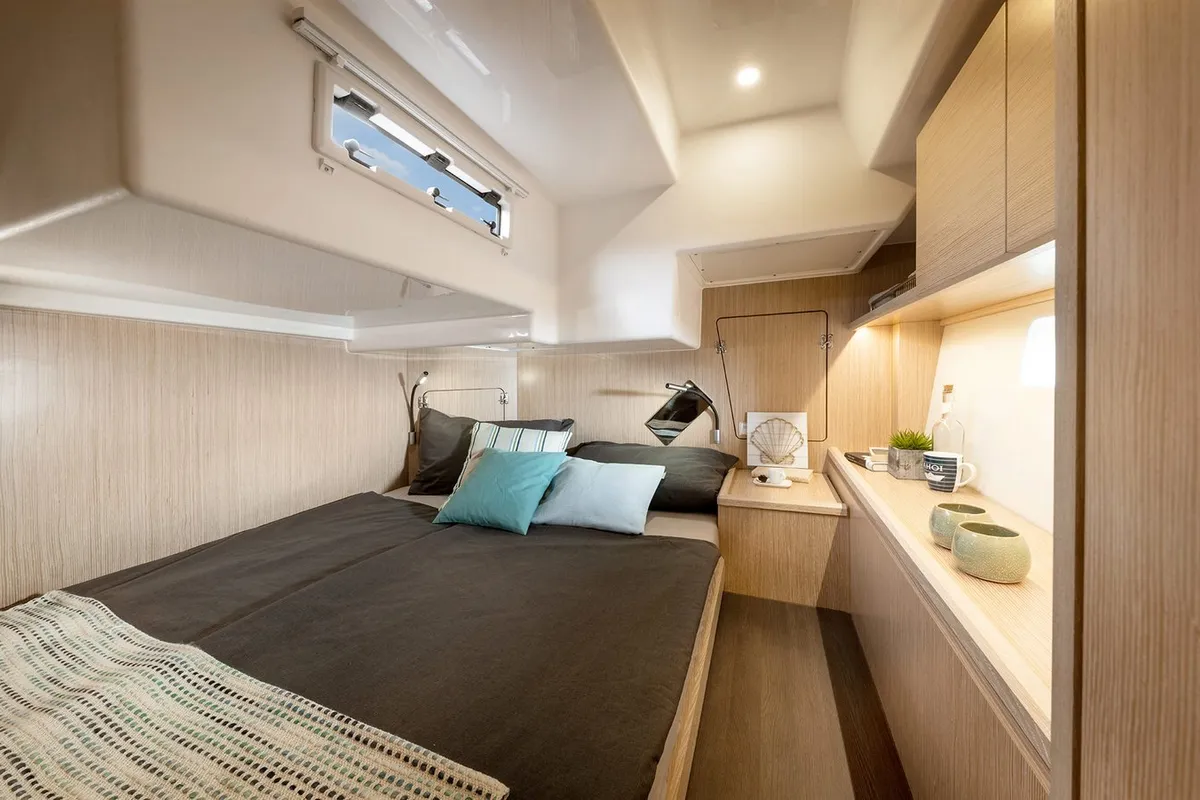 Cabin on Sea Queen, a Bavaria C50 Style sailboat at Grad Pula, Croatia