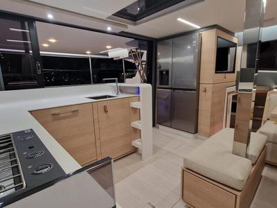 Galley of Art J, a Aventura Catamarans Aventura 45 catamaran at Pirovac, Croatia