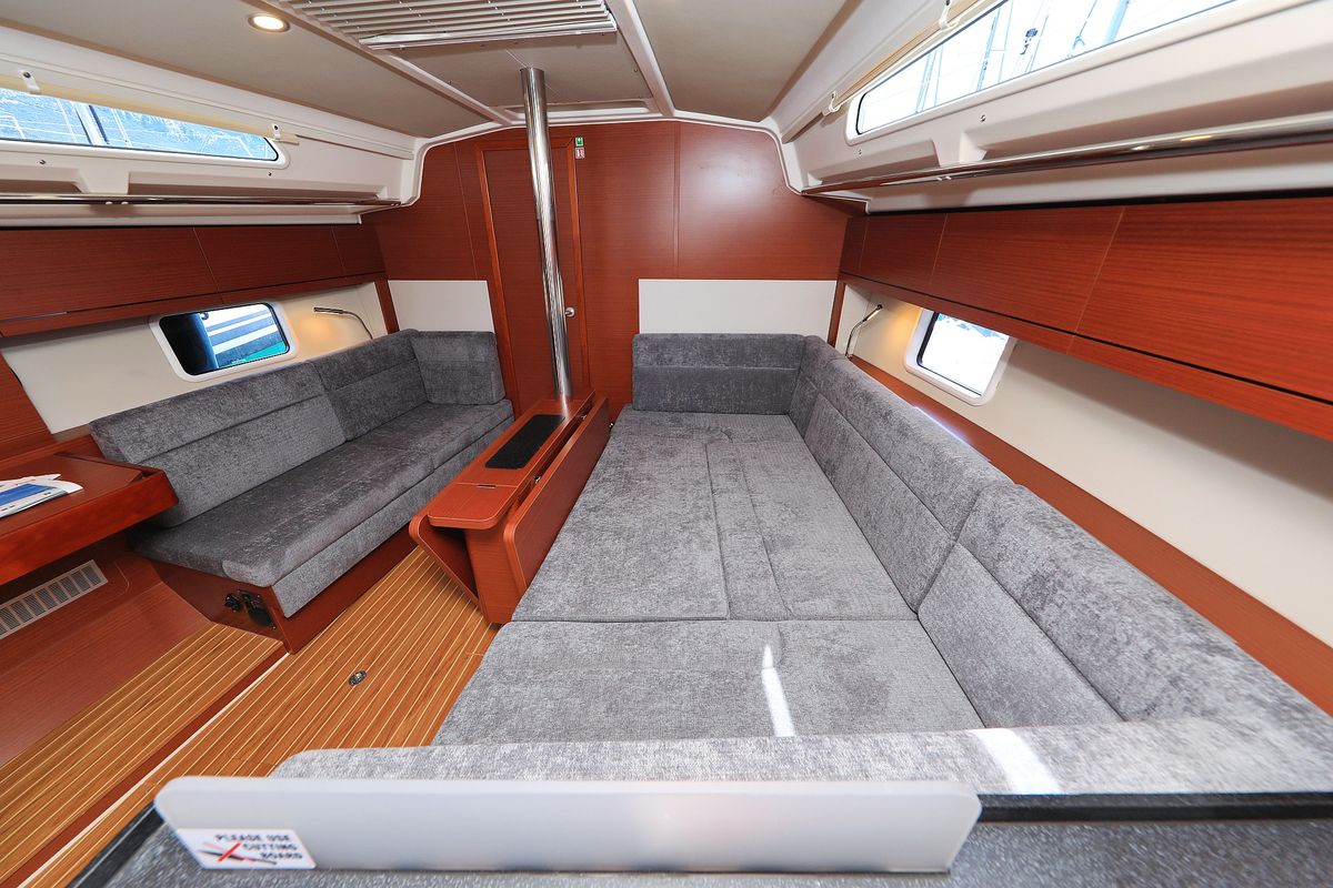 Salon of Sweet Summer, a Hanse Yachts Hanse 388 sailboat at Grad Kaštela, Croatia