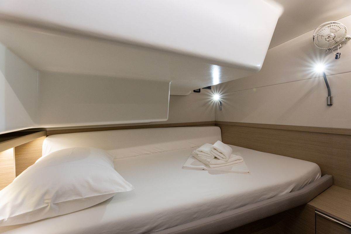 Cabin on REALITY, a Lagoon 51 catamaran at Split, Croatia