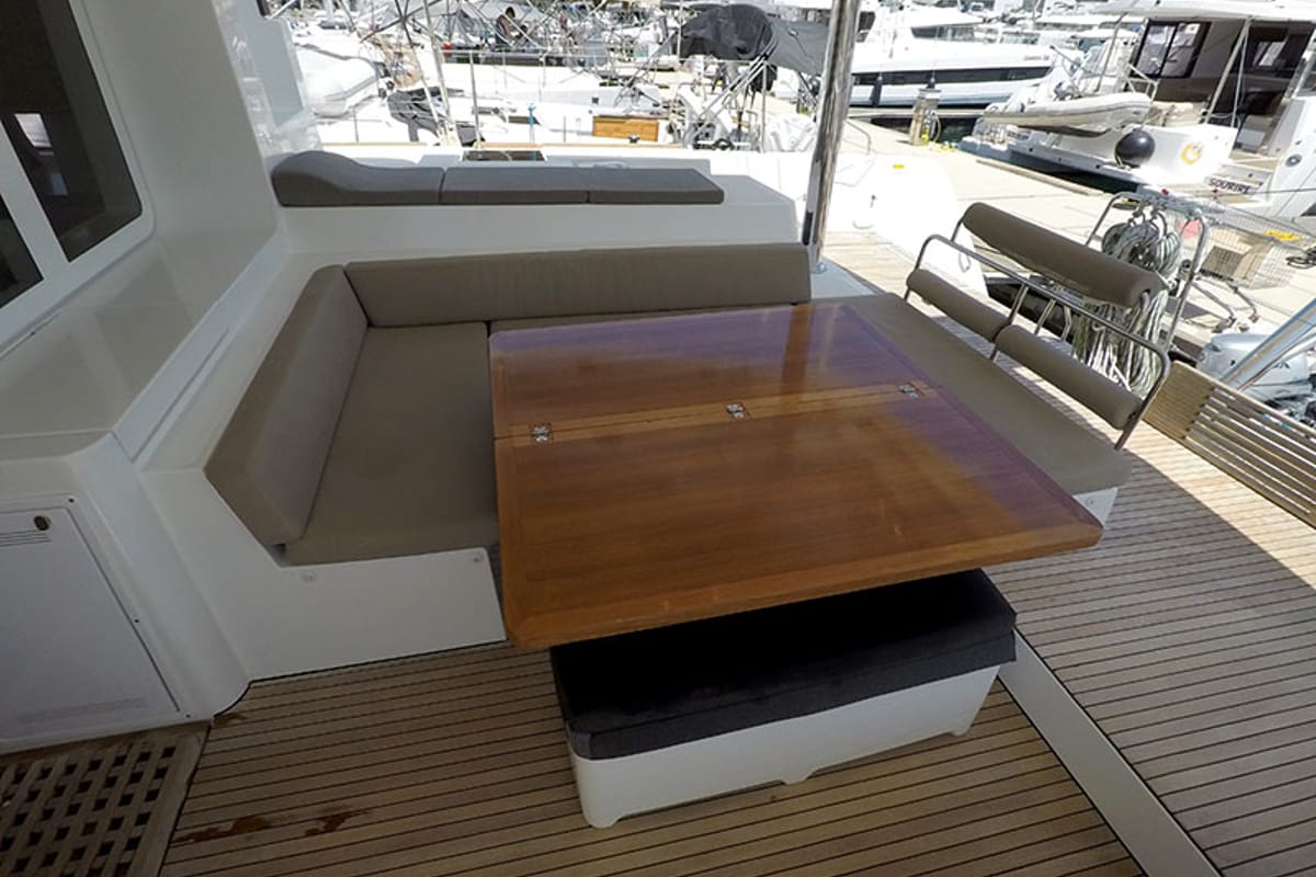 Galley of LinaHanna, a Lagoon 52 F catamaran at Grad Šibenik, Croatia