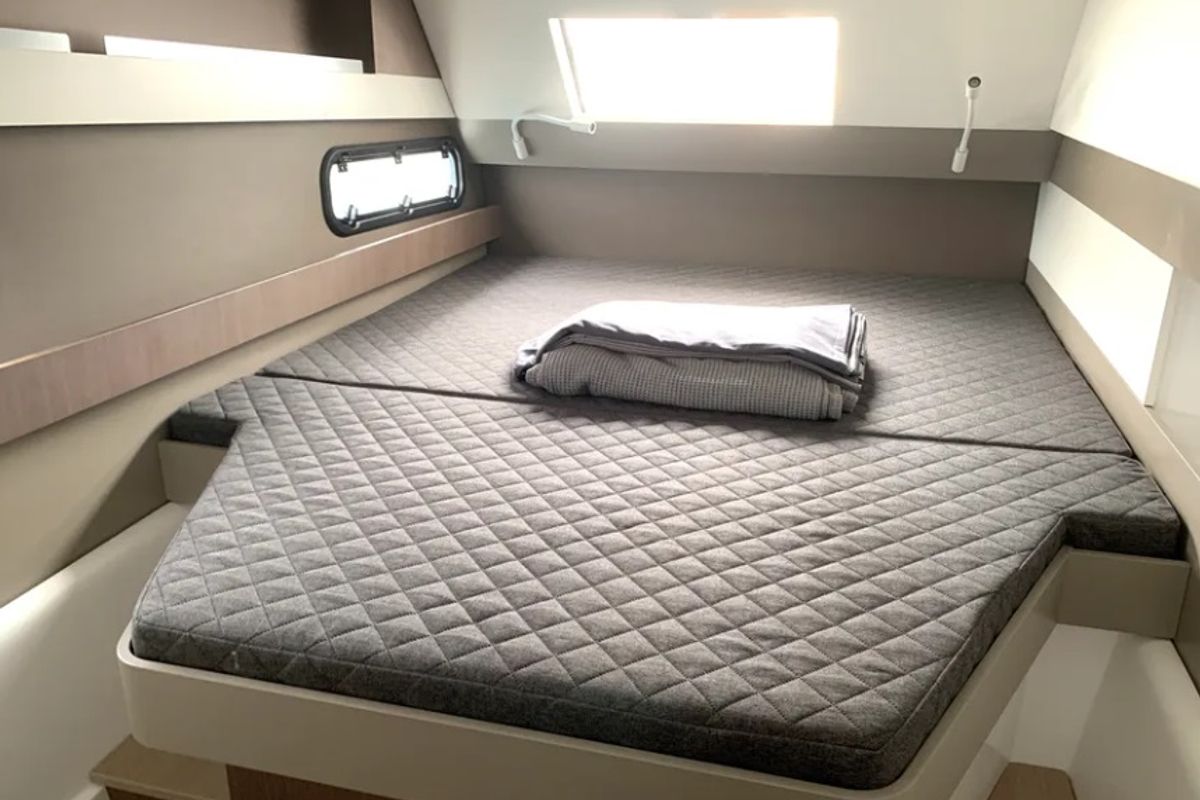 Cabin on Medusa I, a Bali 4.1 catamaran at Municipal Unit of Lefkada, Greece