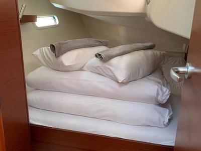 Cabin on Cassis, a Hanse Yachts Hanse 388 sailboat at Seget Donji, Croatia