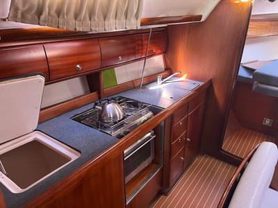 Galley of Limnos, a Bavaria 38 sailboat at Athens, Greece