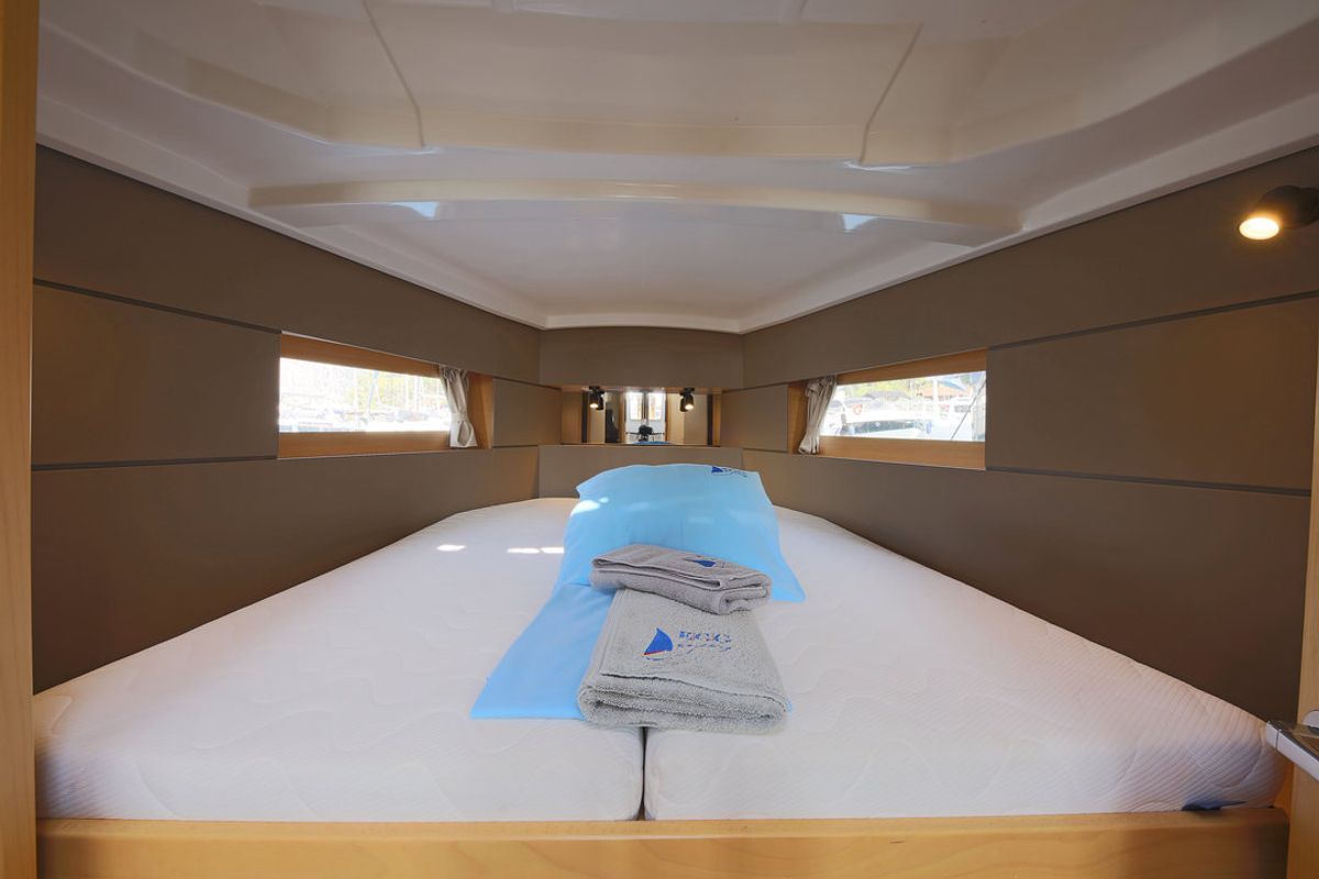 Cabin on Summer Breeze 1, a Beneteau Oceanis 38.1 sailboat at Fethiye, Turkey