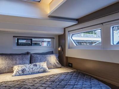 Cabin on Moorings 4600 Exclusive Plus, a Gulet Moorings 4600 catamaran at Road Town, British Virgin Islands