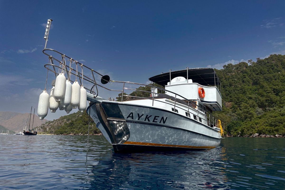 Exterior view of AYKEN, a Custom Made Ayken yacht at Bakırköy, Turkey