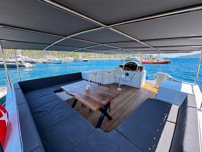 Cockpit of AYKEN, a Custom Made Ayken yacht at Bakırköy, Turkey