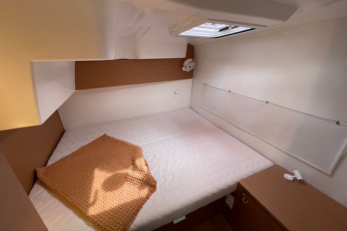 Cabin on Siesta, a Excess 11 catamaran at Ibiza, Spain