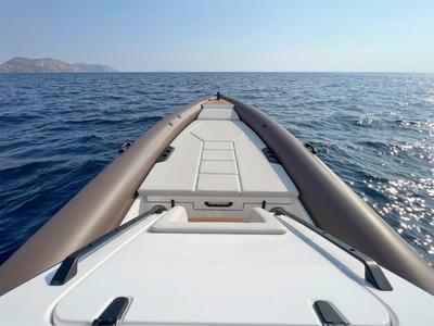 Deck of AELIA, a Gulet Rock Marine 36 motorboat at Municipality of Kalamata, Greece