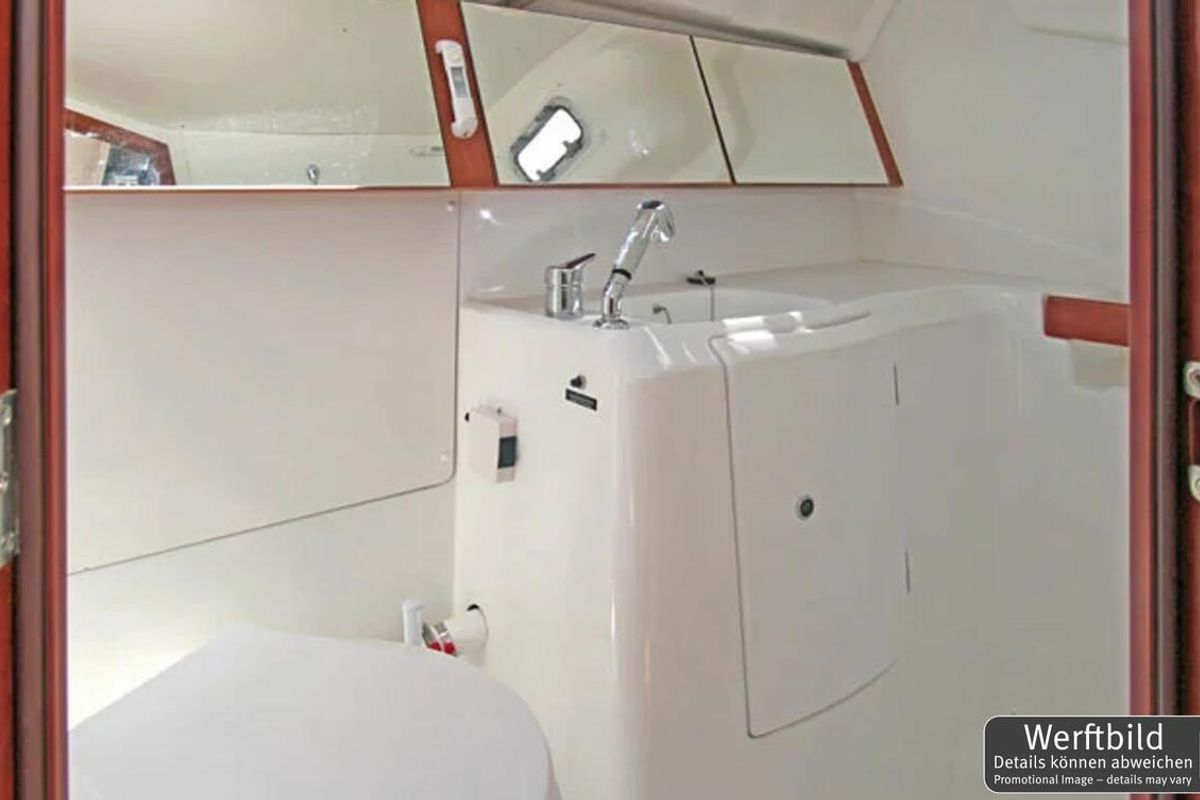 Head on Tango, a Beneteau Oceanis 34.2 sailboat at Heiligenhafen, Germany