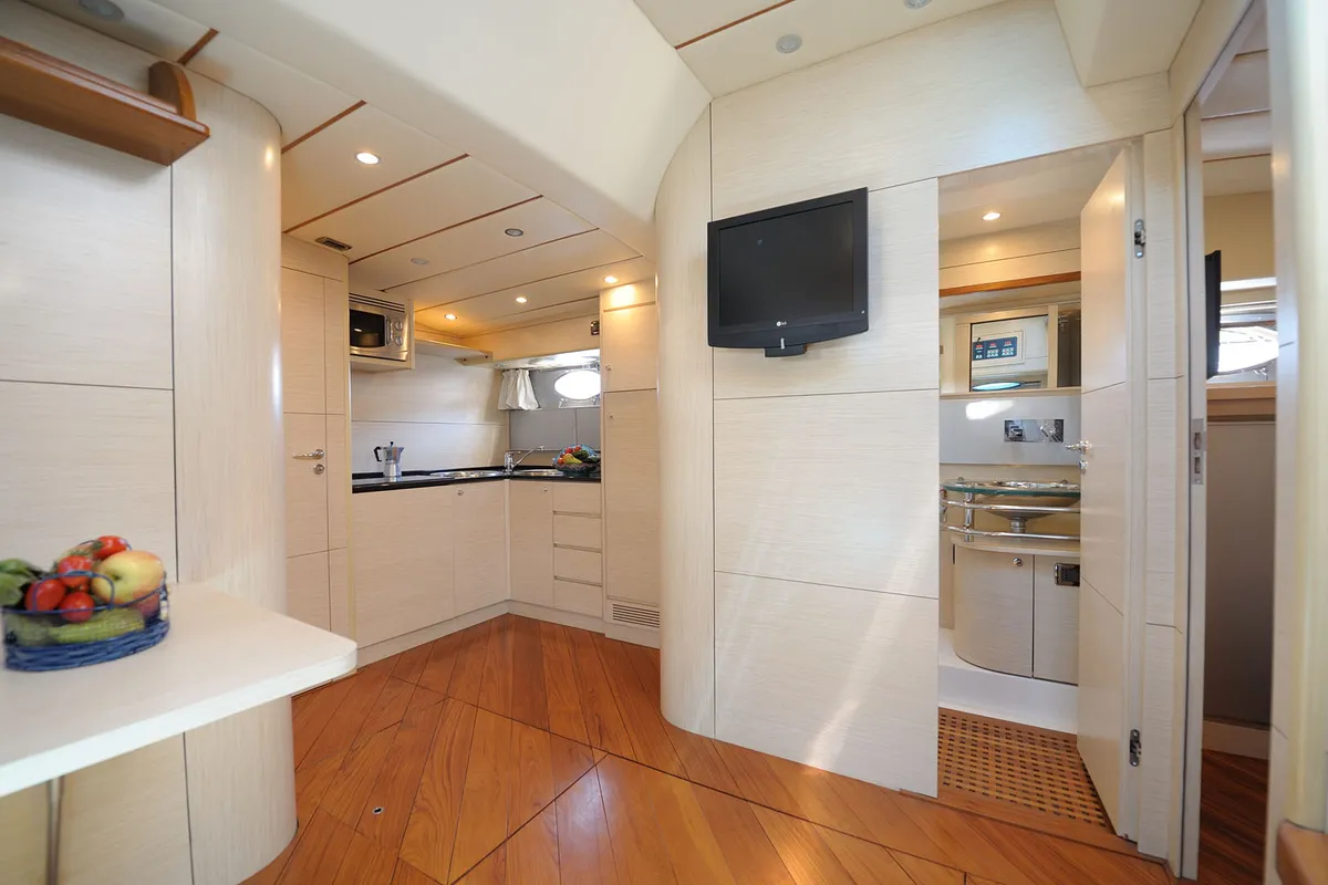 Terry Blue, a Conam Conam 58S yacht at Olbia, Italy