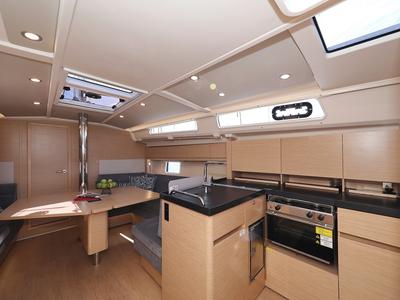 Galley of Estel, a Hanse Yachts Hanse 418 sailboat at Grad Kaštela, Croatia