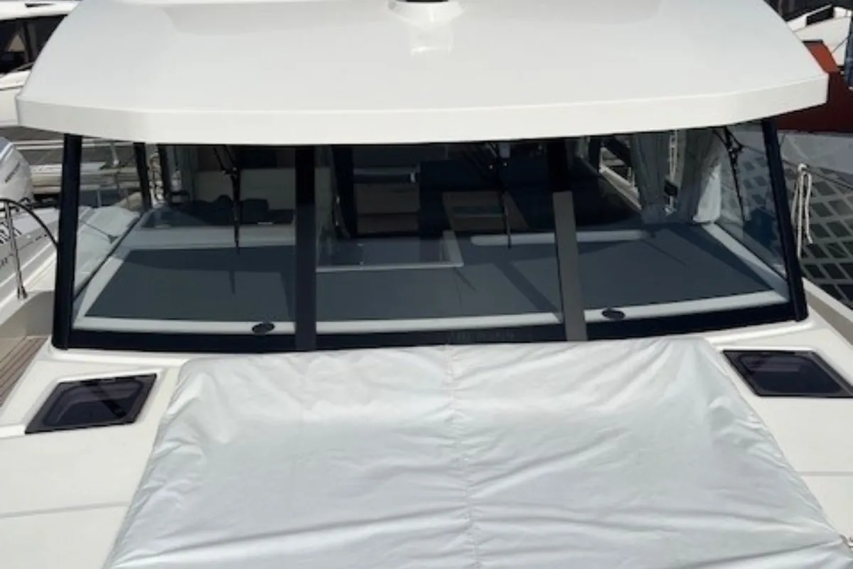 Exterior view of Swift Home, a Beneteau Swift Trawler 41 yacht at Pirovac, Croatia