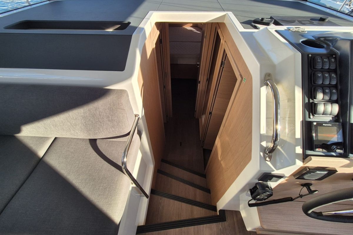 Swift Home, a Beneteau Swift Trawler 41 yacht at Pirovac, Croatia