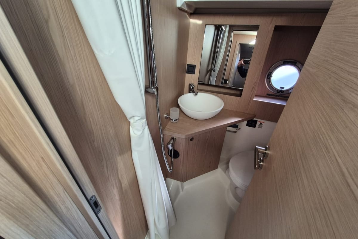 Head on Swift Home, a Beneteau Swift Trawler 41 yacht at Pirovac, Croatia