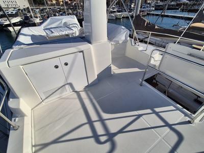 Deck of Swift Home, a Beneteau Swift Trawler 41 yacht at Pirovac, Croatia