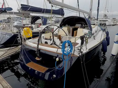 Sjor III, a Grand Soleil Grand Soleil 40 sailboat at Grad Šibenik, Croatia
