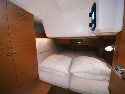 Cabin on Jelo, a Dufour 390 GL sailboat at Marseille, France