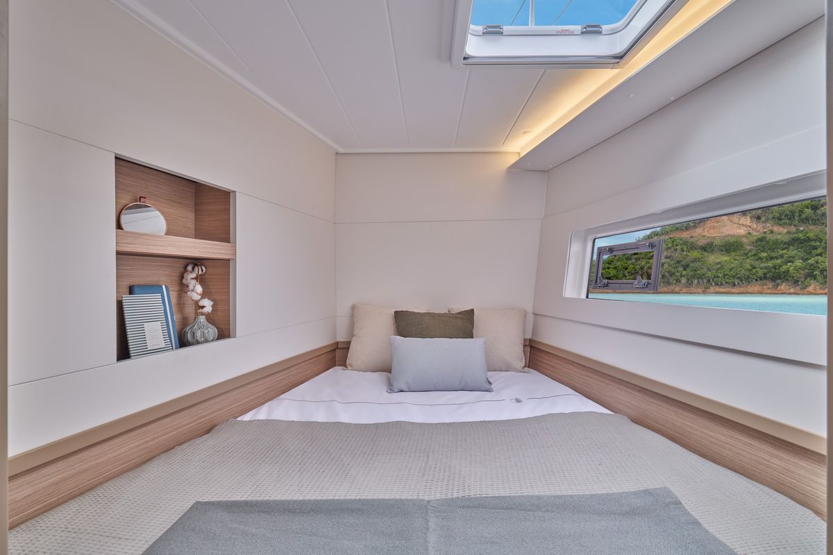 Cabin on Pussycat, a Lagoon 40 catamaran at Grad Kaštela, Croatia