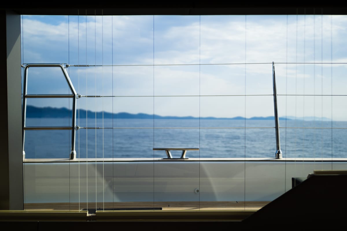 Salon of Vulpino, a Sunreef Yachts Sunreef 60 catamaran at Grad Kaštela, Croatia