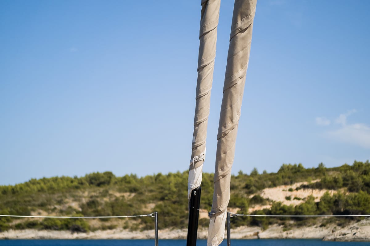 Vulpino, a Sunreef Yachts Sunreef 60 catamaran at Grad Kaštela, Croatia