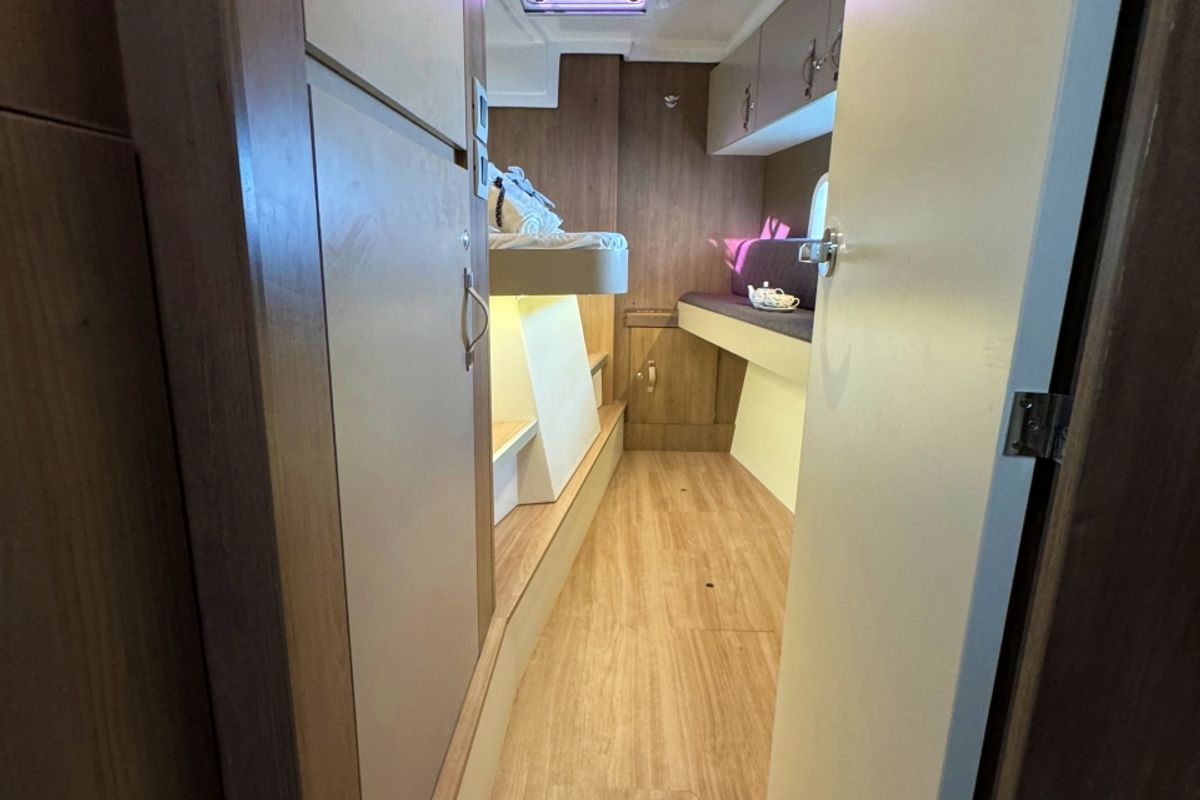 Compass, a Bali Catspace catamaran at Pirovac, Croatia