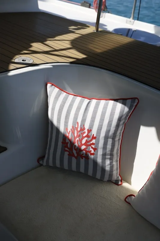 Romeo and Juliet, a Fountaine Pajot Lipari 41 catamaran at Bodrum, Turkey
