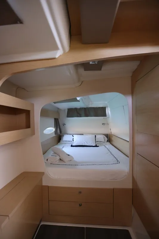 Romeo and Juliet, a Fountaine Pajot Lipari 41 catamaran at Bodrum, Turkey
