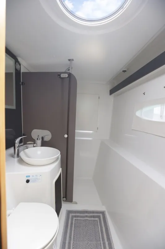 Romeo and Juliet, a Fountaine Pajot Lipari 41 catamaran at Bodrum, Turkey