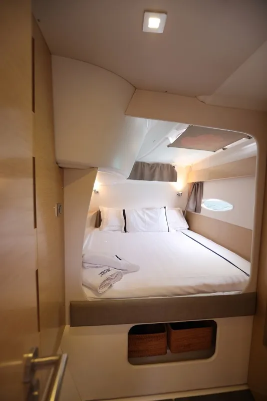 Romeo and Juliet, a Fountaine Pajot Lipari 41 catamaran at Bodrum, Turkey