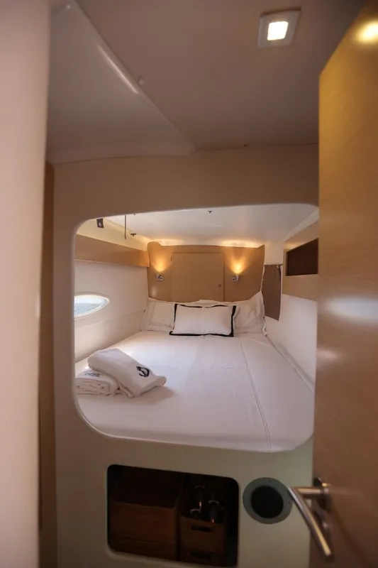 Romeo and Juliet, a Fountaine Pajot Lipari 41 catamaran at Bodrum, Turkey