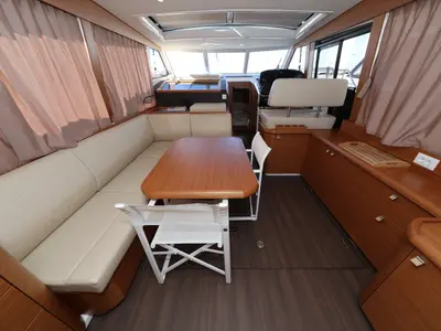 Salon of Lady Elma, a Greenline 40 yacht at Grad Biograd na Moru, Croatia