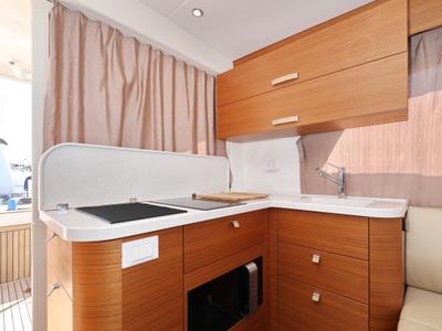 Galley of Lady Elma, a Greenline 40 yacht at Grad Biograd na Moru, Croatia
