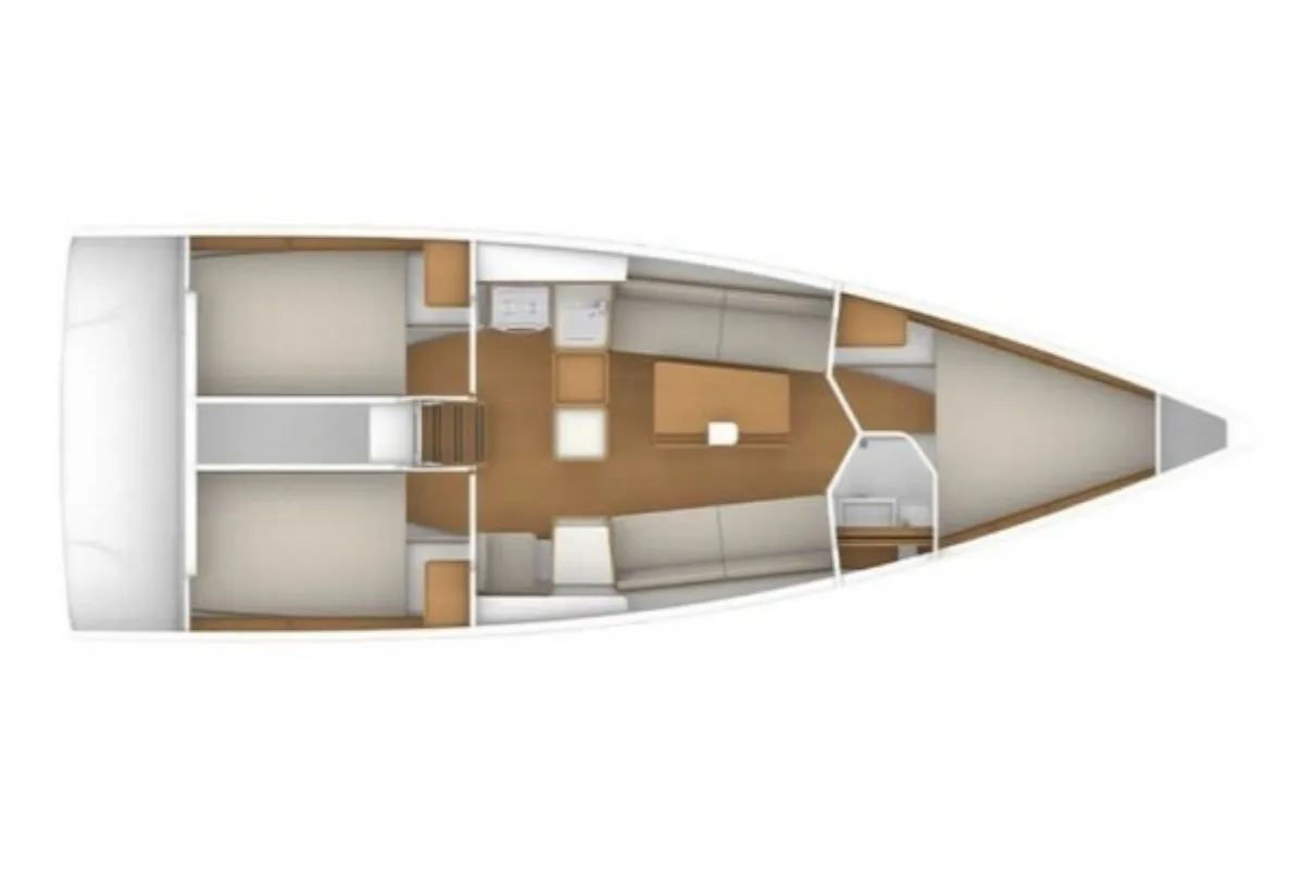 Exterior view of September, a Beneteau First 36 sailboat at Grad Biograd na Moru, Croatia