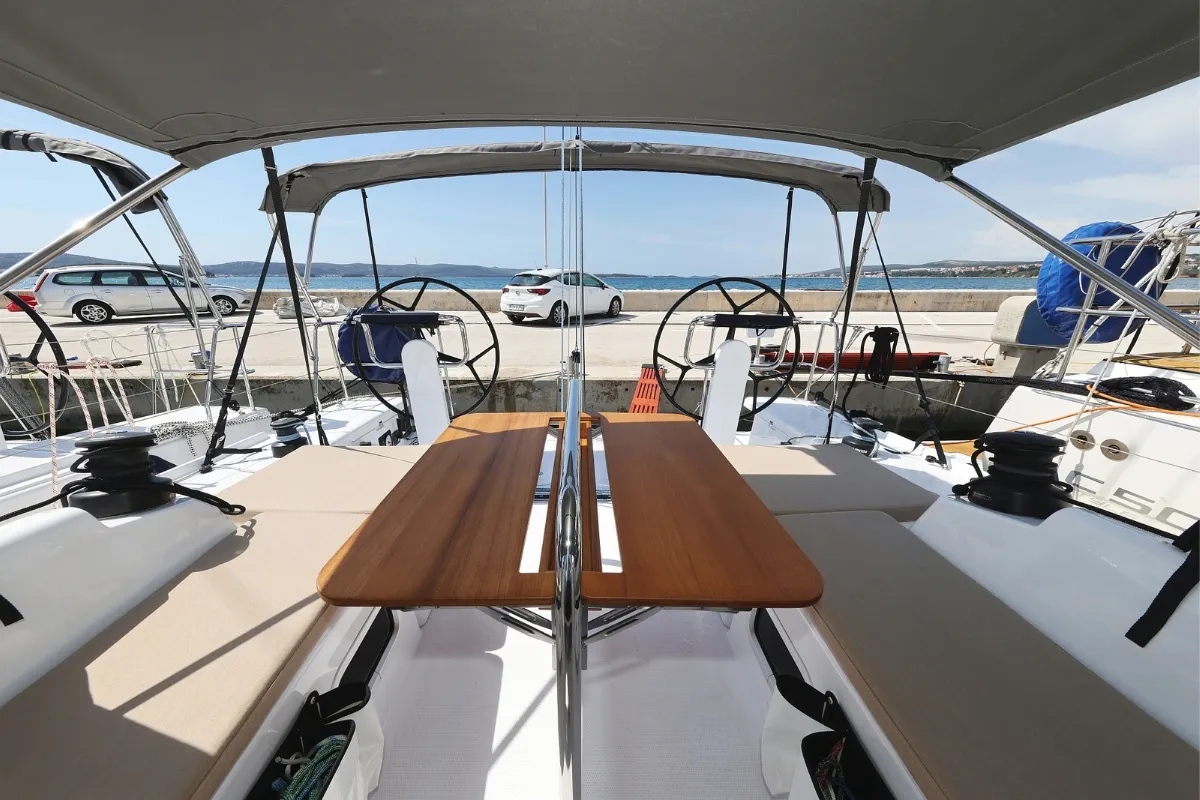 Salon of September, a Beneteau First 36 sailboat at Grad Biograd na Moru, Croatia