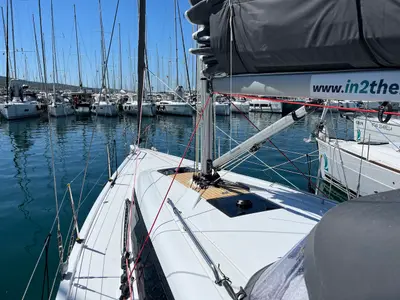 Ship Happens, a Dehler 38 SQ sailboat at Punat, Croatia