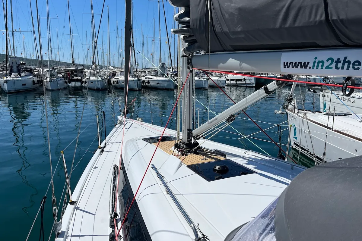 Ship Happens, a Dehler 38 SQ sailboat at Punat, Croatia