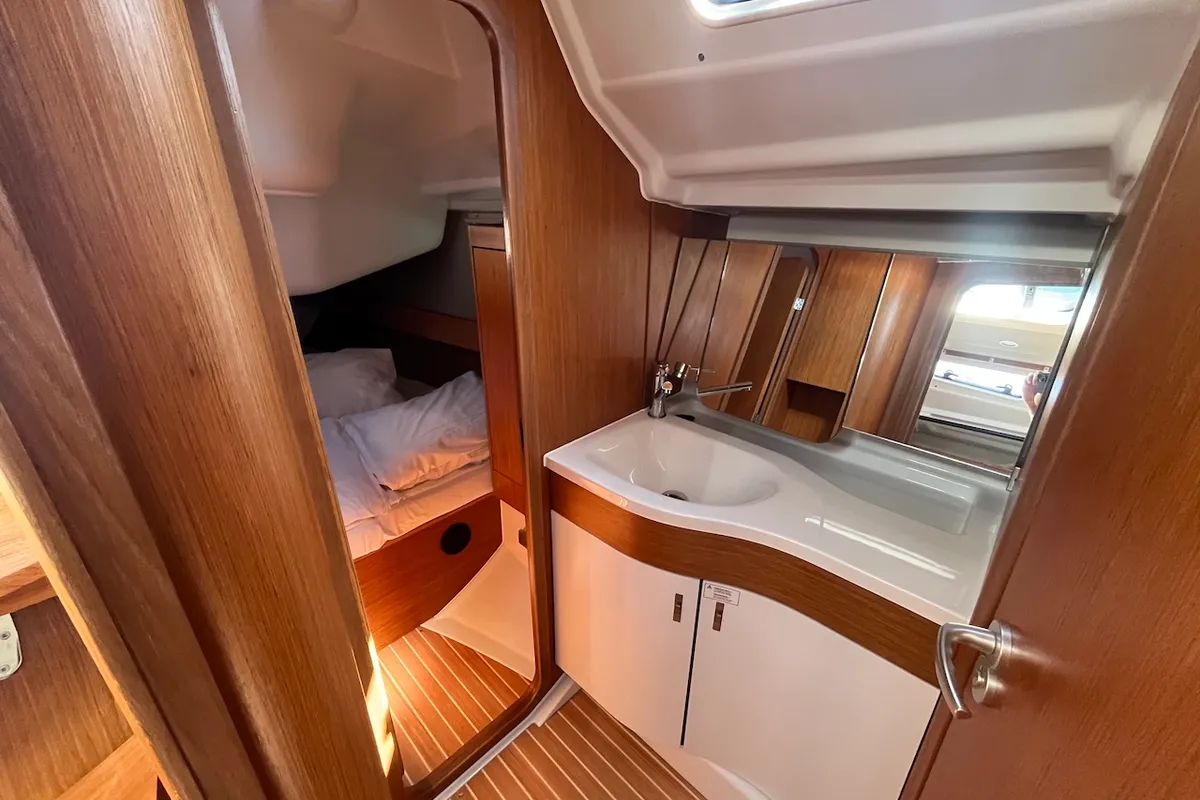 Ship Happens, a Dehler 38 SQ sailboat at Punat, Croatia